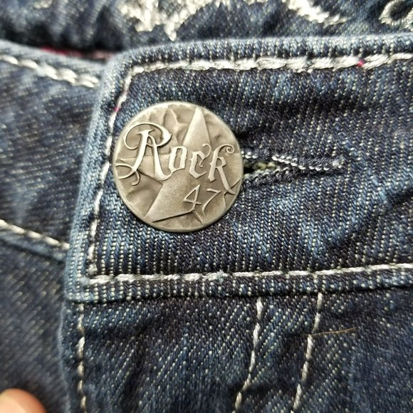 Wrangler Jeans Womens 1 Tall Rock 47 Medium Wash Stretch Low Rise Bootcut - Picture 3 of 16